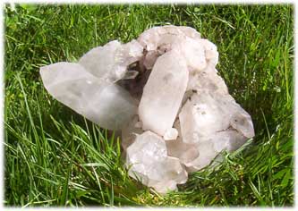 crystal cluster clear/green 2.8kg